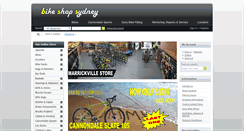Desktop Screenshot of bikeshopsydney.com.au